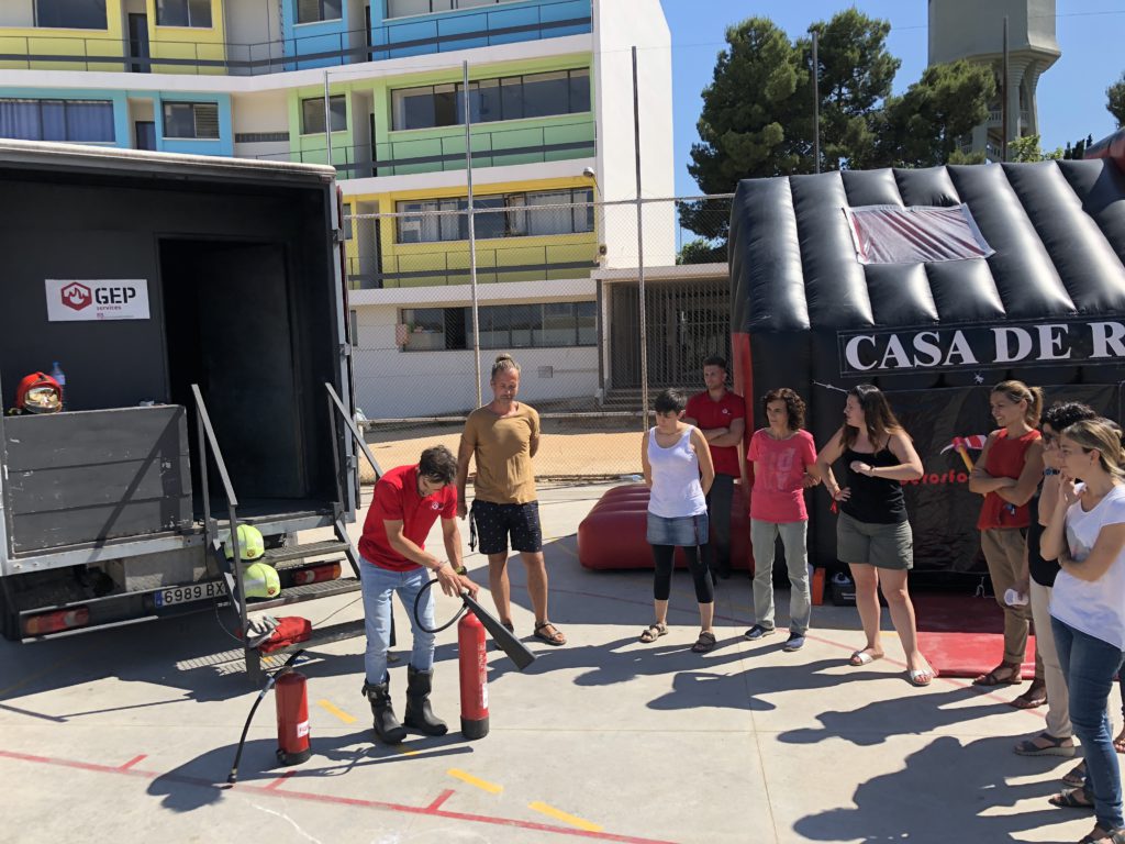 Curs Extinción Incendis al Col.legi